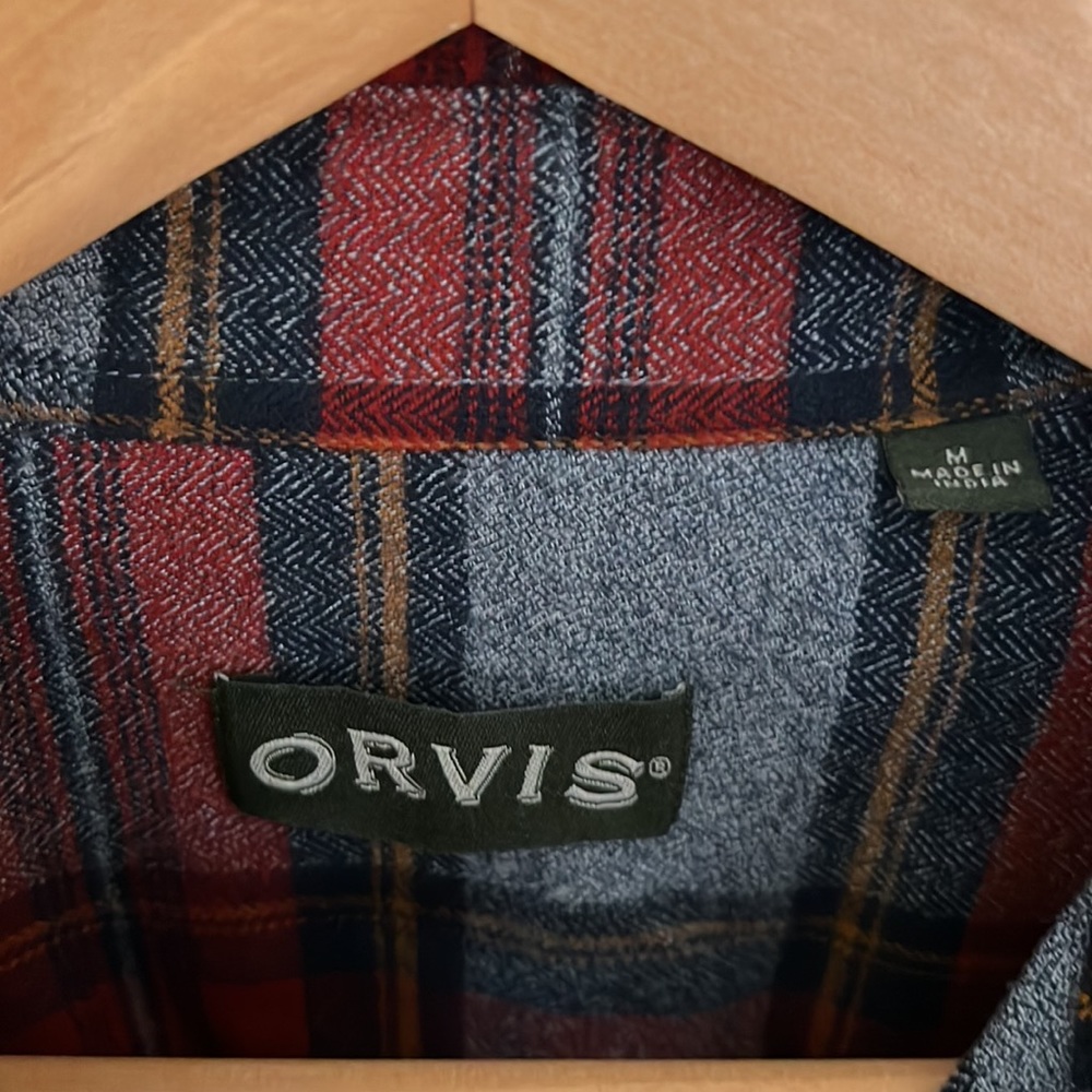 Orvis Fairbanks long-sleeved flannel shirt - Medium - Picture 7 of 7